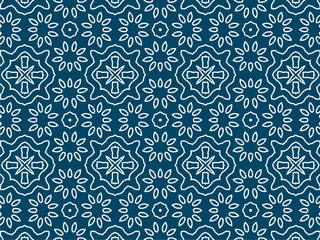 Pattern Background with Blue Texture