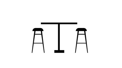 Wooden chair  isolated illustration