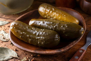 Fermented Kosher Dill Pickles