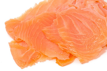 Geräucherter Seelachs in Scheiben