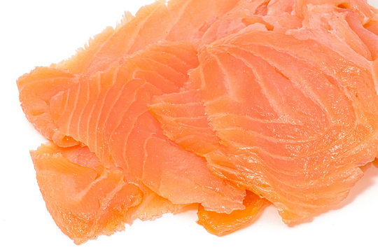 Ger&auml;ucherter Seelachs in Scheiben