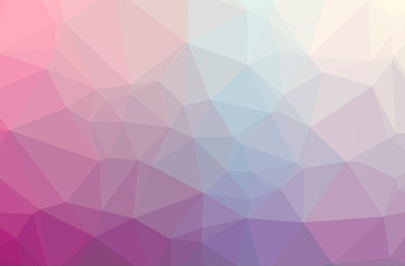 Fototapeta premium Illustration of abstract Purple horizontal low poly background. Beautiful polygon design pattern.