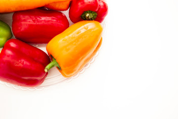 red and yellow bell peppers