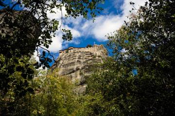 Obraz premium Meteora, Greece :great meteoron monastery