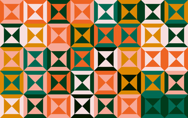 Repetitive Abstract Vector Pattern Design