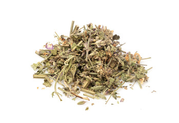 a bunch of dry medicinal herbs