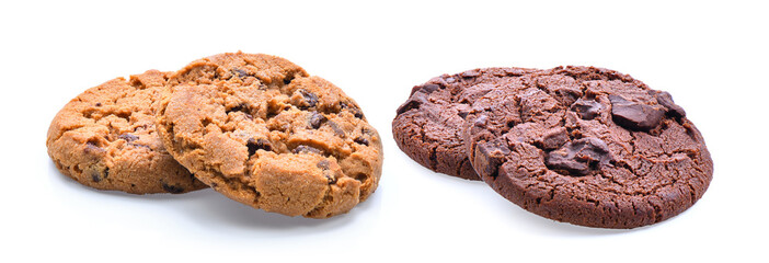 cookie on white background