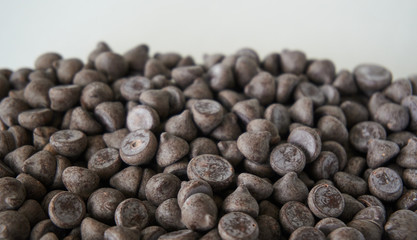 Chocolate drops 85 percent of cocoa dark chocolate chips