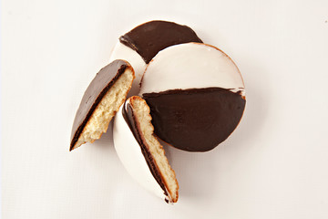 black and white cookie
