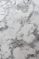 textured white-grey background with a white brush texture and a grey concrete base
