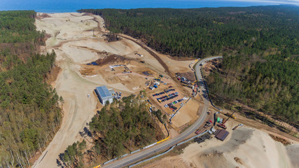 Przekop Mierzei Wiślanej Kanał Dron © Marcin