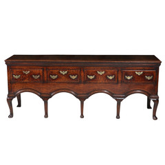 antique wooden sideboard table 17th century