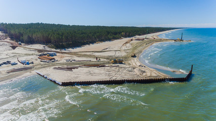 Przekop Mierzei Wiślanej Kanał Dron