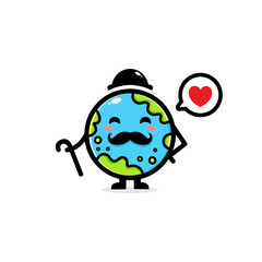 cool earth vector design