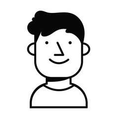 young man avatar character icon