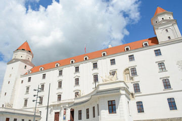 BRATISLAVA, SLOVAKIA - MAY 9, 2019: Bratislava Castle in the city center