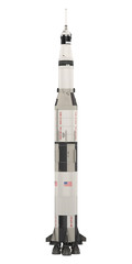 Saturn V Rocket Isolated © nerthuz