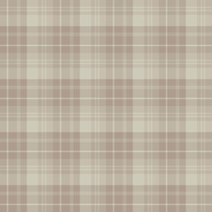 Fototapeta premium Seamless pattern in interesting light beige colors for plaid, fabric, textile, clothes, tablecloth and other things. Vector image.