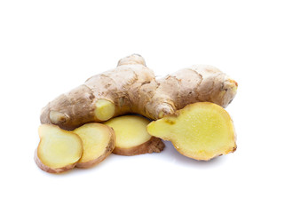 ginger on white background