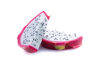 Dragon fruit isolated on white background