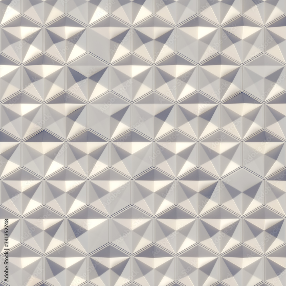 Poster abstract white graphic design template. trendy 3d rendering digital illustration