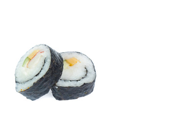 sushi isolated on white background