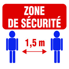 covid, corona, zone, securité, signes, boutons, icône, main, symbole, bleu, pouce, concept, blanc