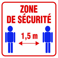 covid, corona, zone, securité, signes, boutons, icône, main, symbole, bleu, pouce, concept, blanc