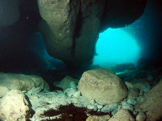 Fototapeta premium Scuba Diving Malta Gozo Comino