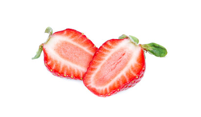 strawberry isolated on white
