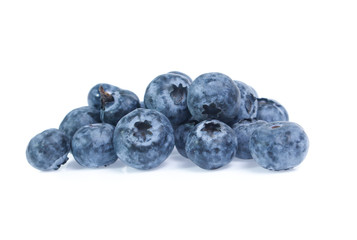 blueberries isolated on white background