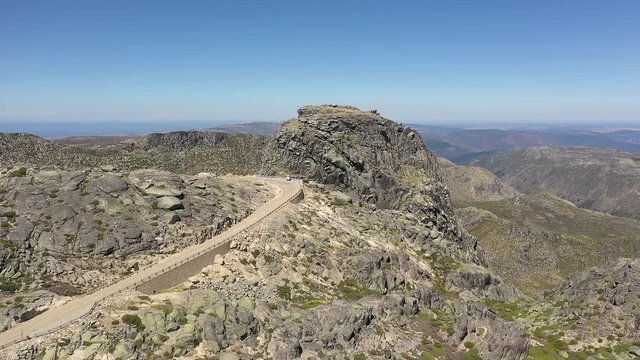 Serra da Estrela, aerial shots of Nature Park