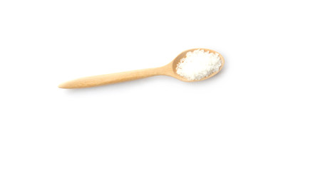  salt on a black background,salt on wooden spoon isolated on white background,A pile of coarse salt on a black background