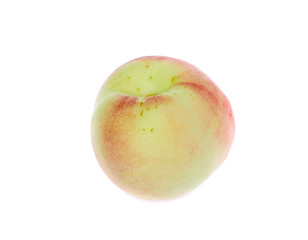 Peach isolated on white