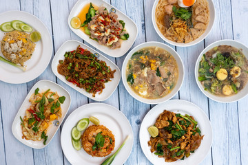 Thai Food Mixed Dishes 