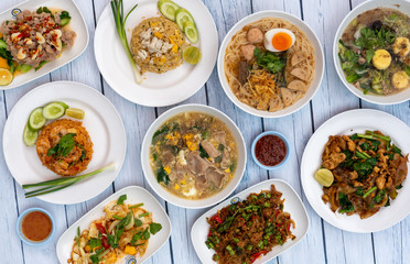 Thai Food Mixed Dishes 