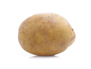 potatoes isolated on white background