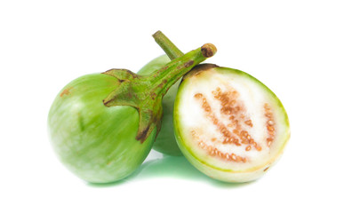 eggplant isolated on white background