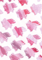 Illustration of watercolor pink background with stripes