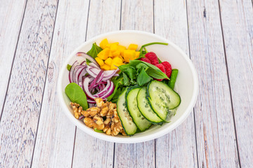 Image of salad with fresh ingredients