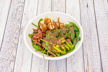 Image of salad with fresh ingredients