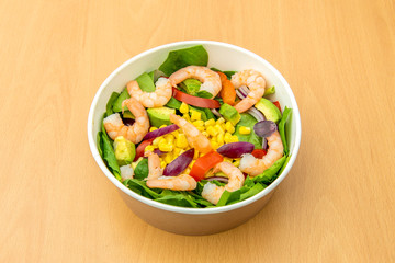 Image of salad with fresh ingredients