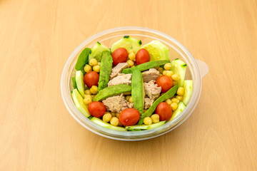 Image of salad with fresh ingredients