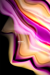 Liquid gradients abstract background, color wave pattern poster design for Wallpaper, Banner, Background, Card, Book Illustration, landing page