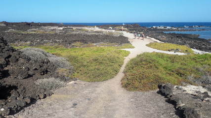 view from the beach lanzarote