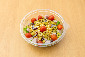 Image of salad with fresh ingredients