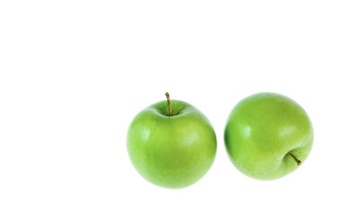 green apple isolated