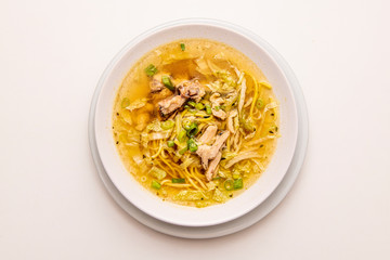 Boiled chicken from Peru