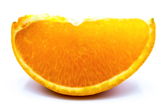 Close-up Of An Orange Wedge