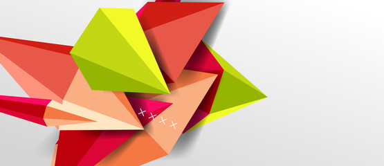 Trendy simple triangle abstract background, dynamic motion concept. Vector Illustration For Wallpaper, Banner, Background, Card, Book Illustration, landing page